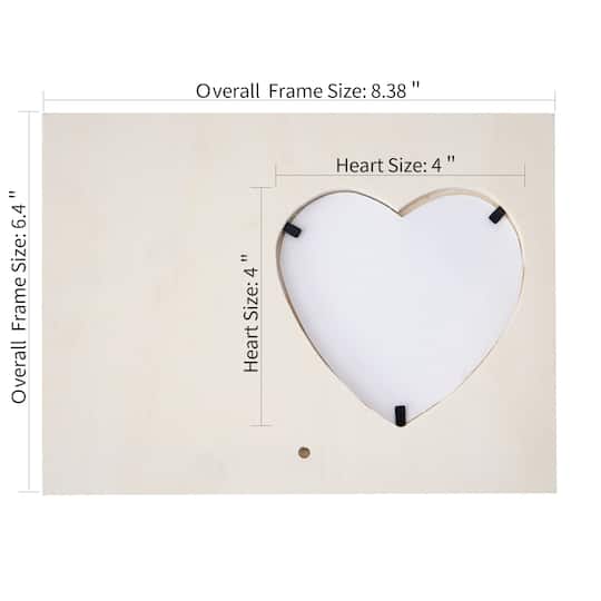 Unfinished Wood Heart Unfinished Wood Heart